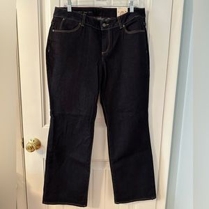Talbots Curvy Boot Jeans Dark Wash Size 14WP